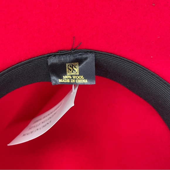 Something Special LA Wool Felt Hat - Red - Picture 11 of 14